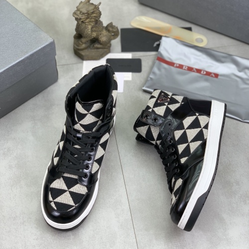 Prada High Top Shoes For Men #1266063 $108.00 USD, Wholesale Replica Prada High Top Shoes