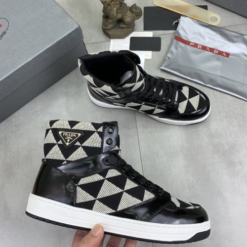 Replica Prada High Top Shoes For Men #1266063 $108.00 USD for Wholesale