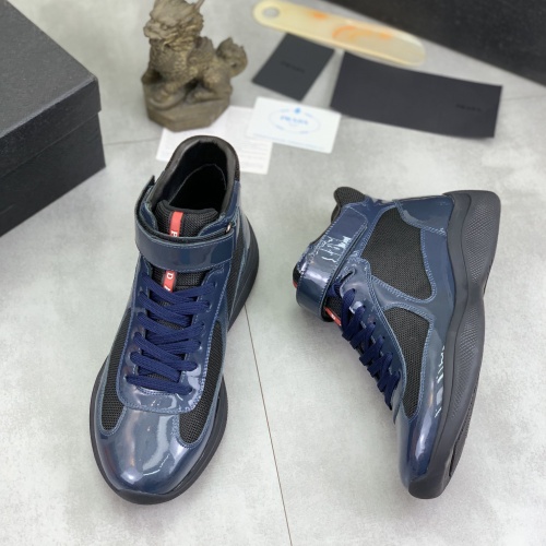 Prada High Top Shoes For Men #1266067 $105.00 USD, Wholesale Replica Prada High Top Shoes