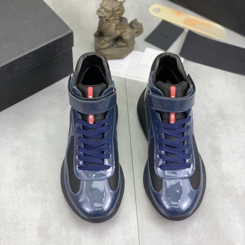 Replica Prada High Top Shoes For Men #1266067 $105.00 USD for Wholesale