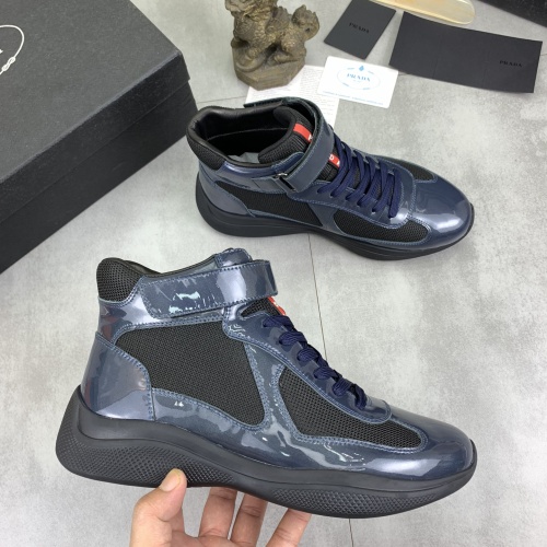 Replica Prada High Top Shoes For Men #1266067 $105.00 USD for Wholesale