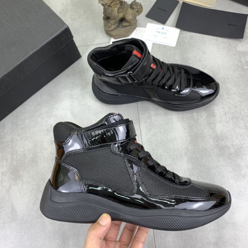 Replica Prada High Top Shoes For Men #1266068 $105.00 USD for Wholesale