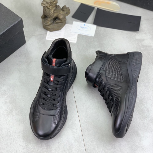 Prada High Top Shoes For Men #1266069 $105.00 USD, Wholesale Replica Prada High Top Shoes