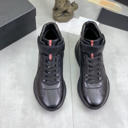 Replica Prada High Top Shoes For Men #1266069 $105.00 USD for Wholesale