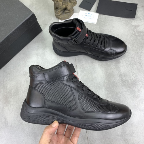 Replica Prada High Top Shoes For Men #1266069 $105.00 USD for Wholesale