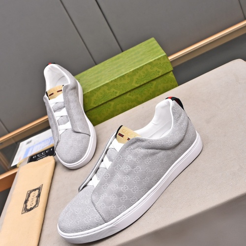 Replica Gucci Casual Shoes For Men #1266080 $72.00 USD for Wholesale