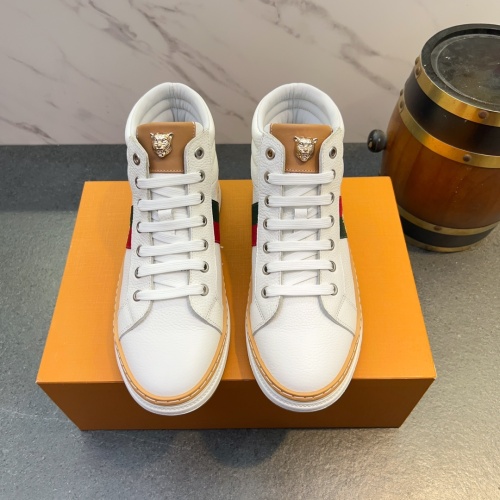 Replica Gucci High Tops Shoes For Men #1266089 $80.00 USD for Wholesale