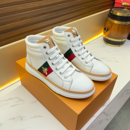 Replica Gucci High Tops Shoes For Men #1266089 $80.00 USD for Wholesale