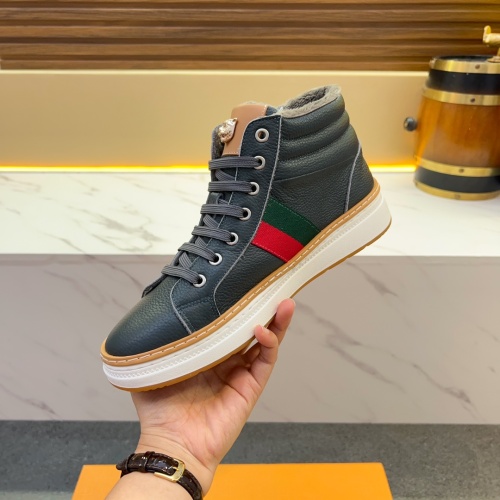 Replica Gucci High Tops Shoes For Men #1266090 $80.00 USD for Wholesale