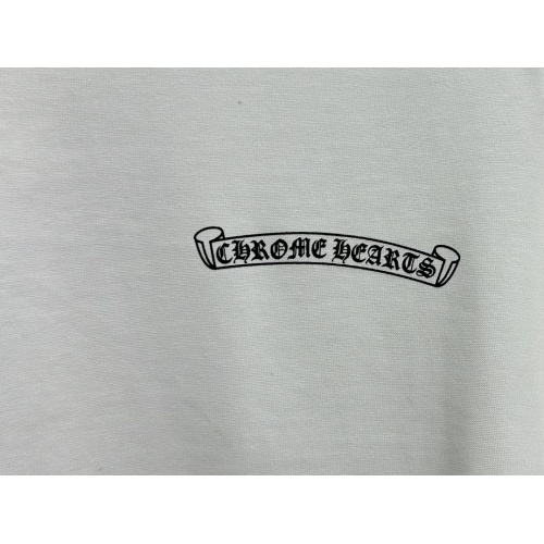 Replica Chrome Hearts T-Shirts Long Sleeved For Unisex #1266096 $52.00 USD for Wholesale