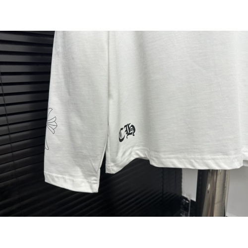 Replica Chrome Hearts T-Shirts Long Sleeved For Unisex #1266096 $52.00 USD for Wholesale