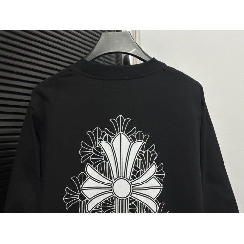 Replica Chrome Hearts T-Shirts Long Sleeved For Unisex #1266097 $52.00 USD for Wholesale