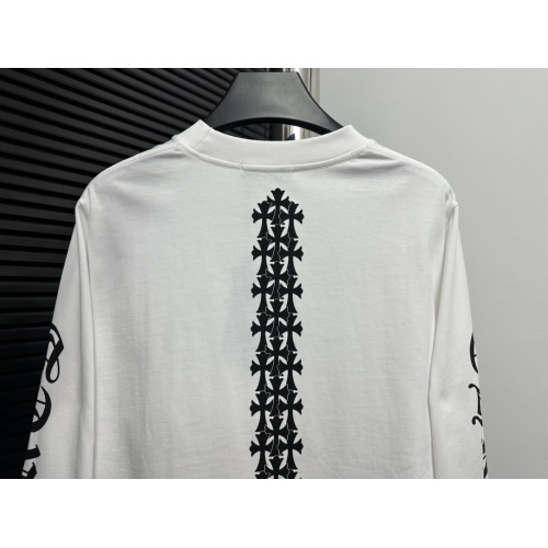 Replica Chrome Hearts T-Shirts Long Sleeved For Unisex #1266099 $52.00 USD for Wholesale