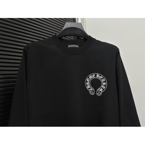 Replica Chrome Hearts T-Shirts Long Sleeved For Unisex #1266110 $52.00 USD for Wholesale