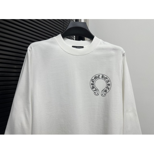 Replica Chrome Hearts T-Shirts Long Sleeved For Unisex #1266112 $52.00 USD for Wholesale