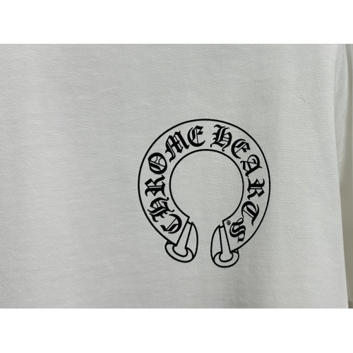 Replica Chrome Hearts T-Shirts Long Sleeved For Unisex #1266112 $52.00 USD for Wholesale