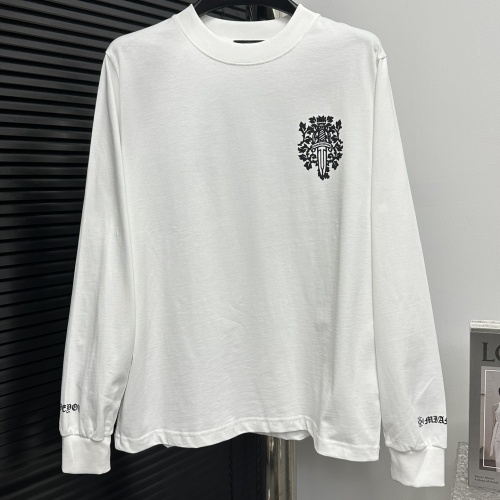 Replica Chrome Hearts T-Shirts Long Sleeved For Unisex #1266113 $52.00 USD for Wholesale