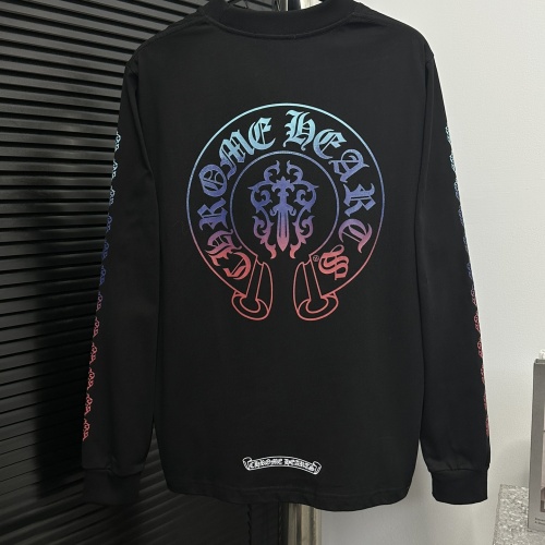 Replica Chrome Hearts T-Shirts Long Sleeved For Unisex #1266117 $52.00 USD for Wholesale