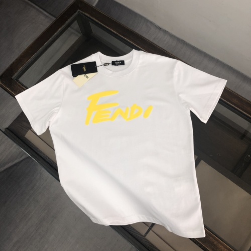 Fendi T-Shirts Short Sleeved For Unisex #1266136 $45.00 USD, Wholesale Replica Fendi T-Shirts