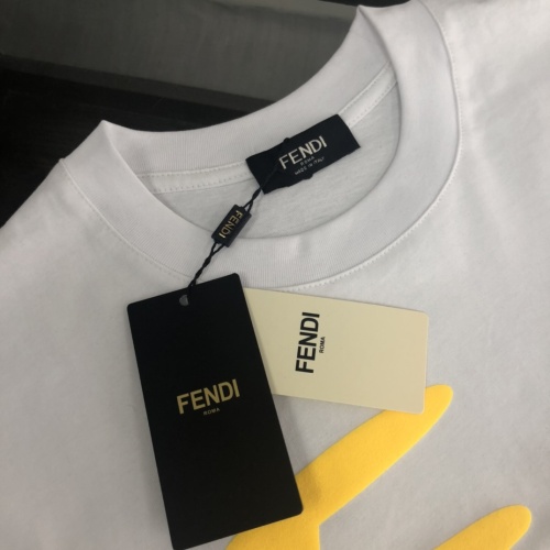 Replica Fendi T-Shirts Short Sleeved For Unisex #1266136 $45.00 USD for Wholesale