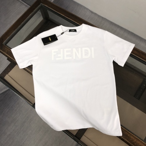 Fendi T-Shirts Short Sleeved For Unisex #1266139 $45.00 USD, Wholesale Replica Fendi T-Shirts