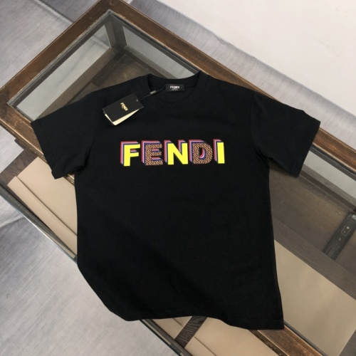 Fendi T-Shirts Short Sleeved For Unisex #1266145 $42.00 USD, Wholesale Replica Fendi T-Shirts