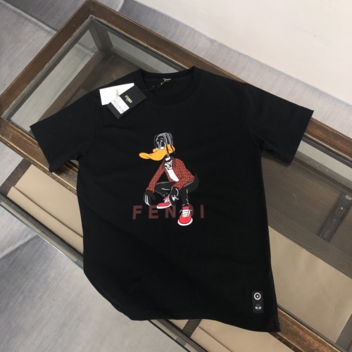 Fendi T-Shirts Short Sleeved For Unisex #1266150 $42.00 USD, Wholesale Replica Fendi T-Shirts