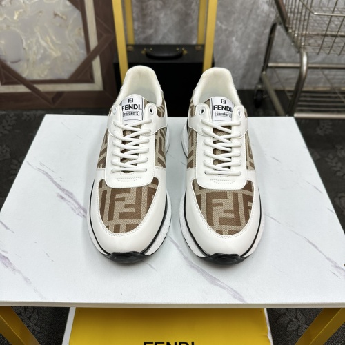 Replica Fendi Casual Shoes For Men #1266152 $80.00 USD for Wholesale