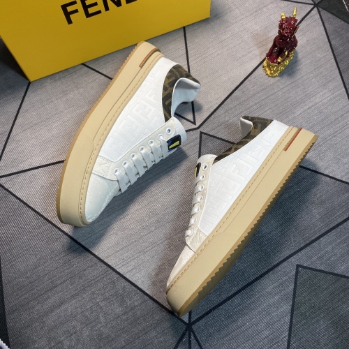 Replica Fendi Casual Shoes For Men #1266155 $76.00 USD for Wholesale