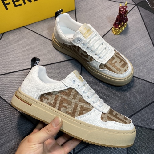 Replica Fendi Casual Shoes For Men #1266157 $76.00 USD for Wholesale