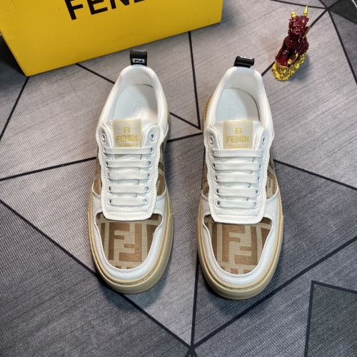 Replica Fendi Casual Shoes For Men #1266157 $76.00 USD for Wholesale