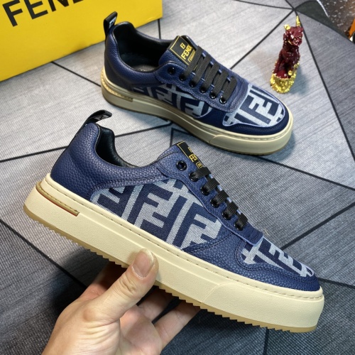 Replica Fendi Casual Shoes For Men #1266158 $76.00 USD for Wholesale