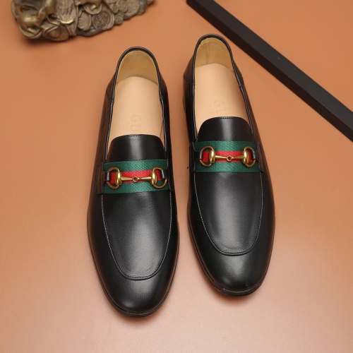 Replica Gucci Oxfords Shoes For Men #1266177 $80.00 USD for Wholesale