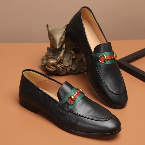 Replica Gucci Oxfords Shoes For Men #1266177 $80.00 USD for Wholesale