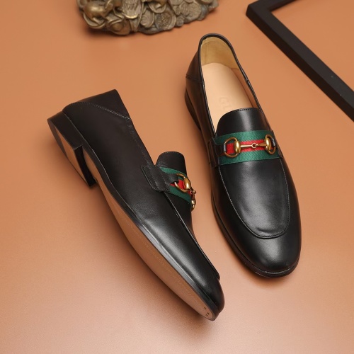 Replica Gucci Oxfords Shoes For Men #1266177 $80.00 USD for Wholesale