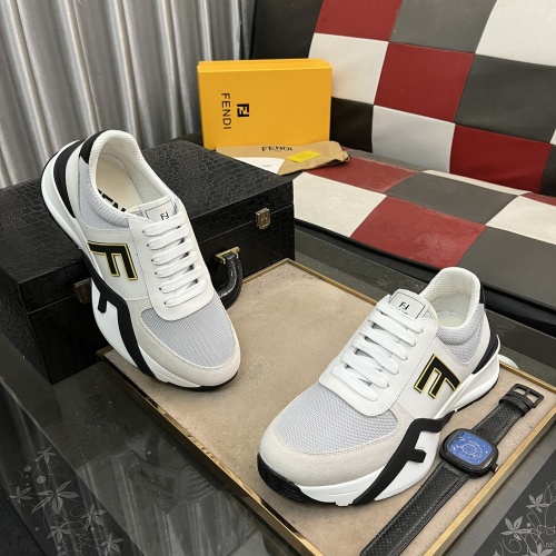 Replica Fendi Casual Shoes For Men #1266180 $96.00 USD for Wholesale