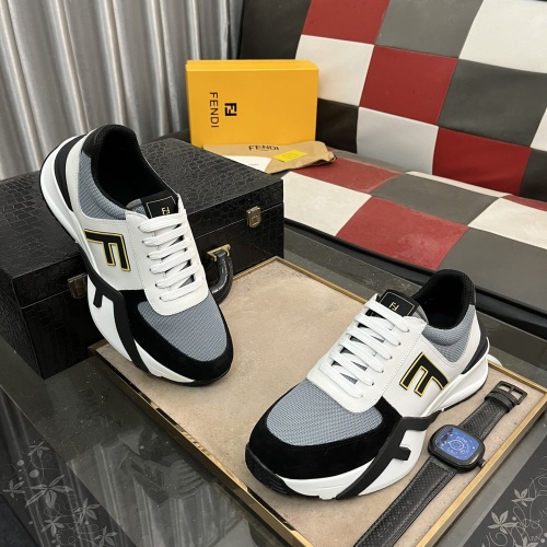 Replica Fendi Casual Shoes For Men #1266186 $96.00 USD for Wholesale