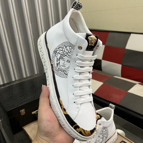 Replica Versace High Tops Shoes For Men #1266260 $76.00 USD for Wholesale