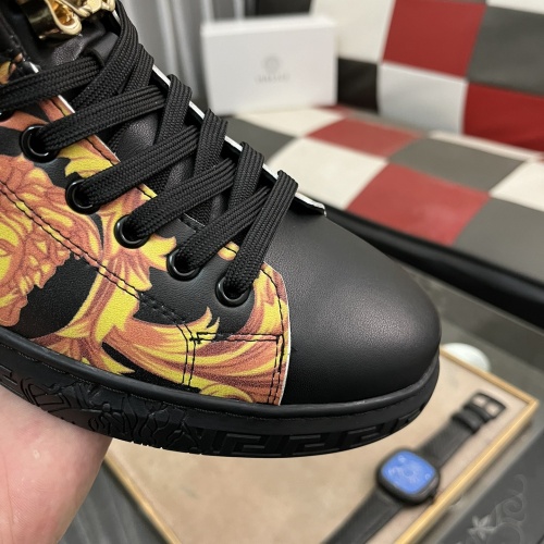 Replica Versace High Tops Shoes For Men #1266264 $76.00 USD for Wholesale