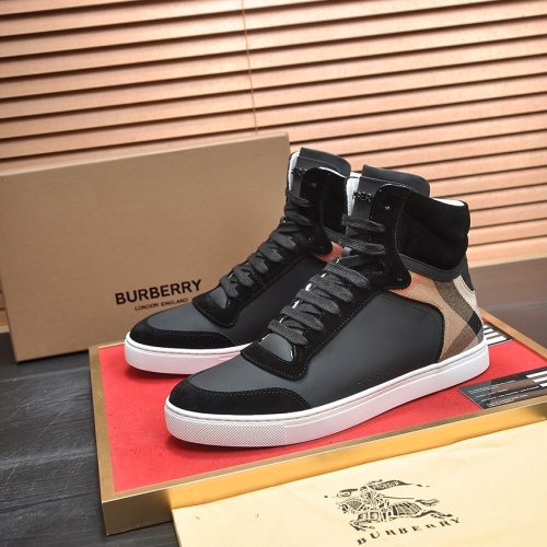 Burberry High Tops Shoes For Men #1266347 $98.00 USD, Wholesale Replica Burberry High Tops Shoes