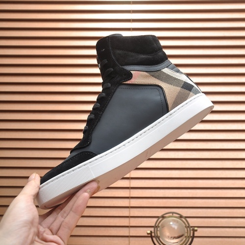 Replica Burberry High Tops Shoes For Men #1266347 $98.00 USD for Wholesale