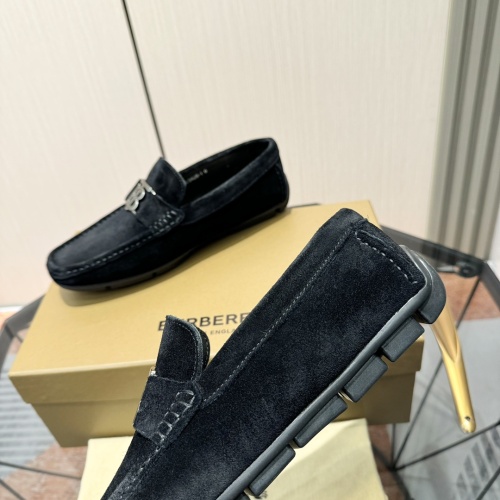 Replica Burberry Leather Shoes For Men #1266396 $98.00 USD for Wholesale