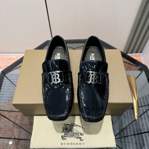 Replica Burberry Leather Shoes For Men #1266399 $98.00 USD for Wholesale