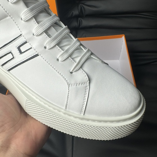 Replica Hermes High Tops Shoes For Men #1266406 $82.00 USD for Wholesale