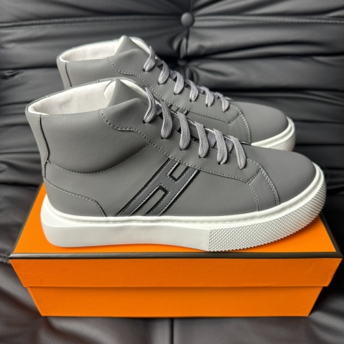 Hermes High Tops Shoes For Men #1266407 $82.00 USD, Wholesale Replica Hermes High Tops Shoes