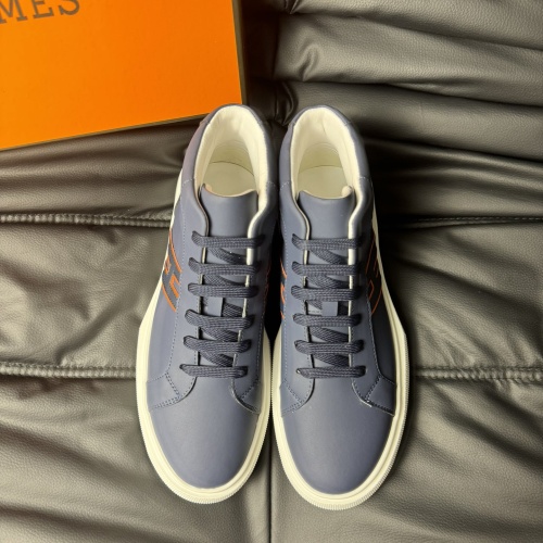 Replica Hermes High Tops Shoes For Men #1266408 $82.00 USD for Wholesale