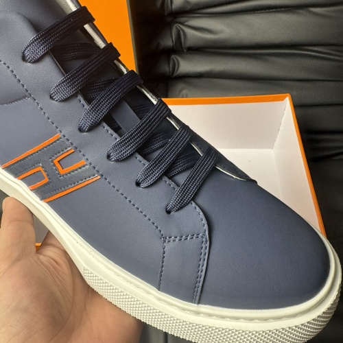 Replica Hermes High Tops Shoes For Men #1266408 $82.00 USD for Wholesale