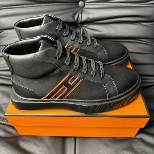 Hermes High Tops Shoes For Men #1266409 $82.00 USD, Wholesale Replica Hermes High Tops Shoes