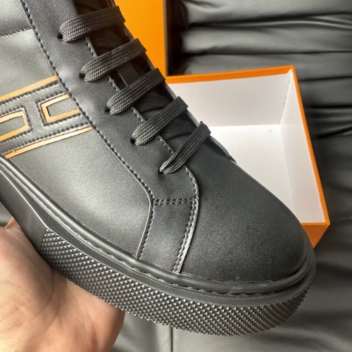 Replica Hermes High Tops Shoes For Men #1266409 $82.00 USD for Wholesale