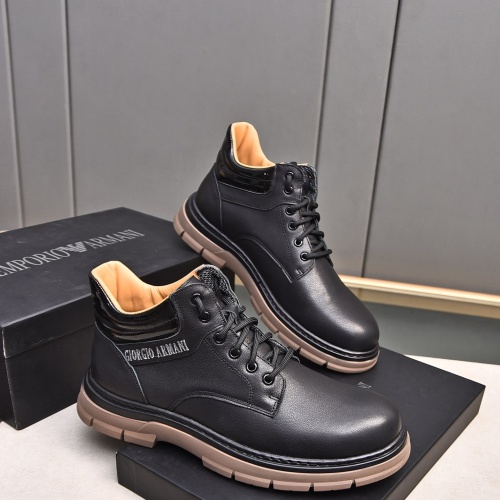 Replica Armani Boots For Men #1266413 $88.00 USD for Wholesale